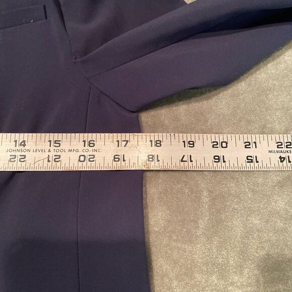 #510 ELIZABETH and JAMES Super Soft Navy Blazer - Picture 11 of 14